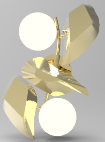 Бра Alfa Light F3224-76 W240*H380 G9*2 Бра Alfa Light F3224-76 W240*H380 G9*2