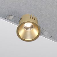 Светильник встраиваемый светодиодный Forte 15W 4000K латунь 25071/LED
