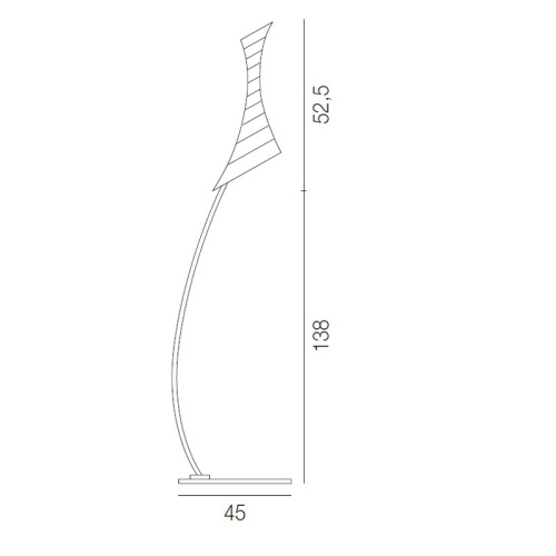 Торшер PT TWISTER TO GR Terra фото 3