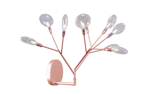 Бра Crystal Lux EVITA AP9 COPPER/TRANSPARENT Бра Crystal Lux EVITA AP9 COPPER/TRANSPARENT
