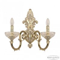 Бра бронзовые с хрусталём 7203B15/2/210 GW P Clear/M-1G