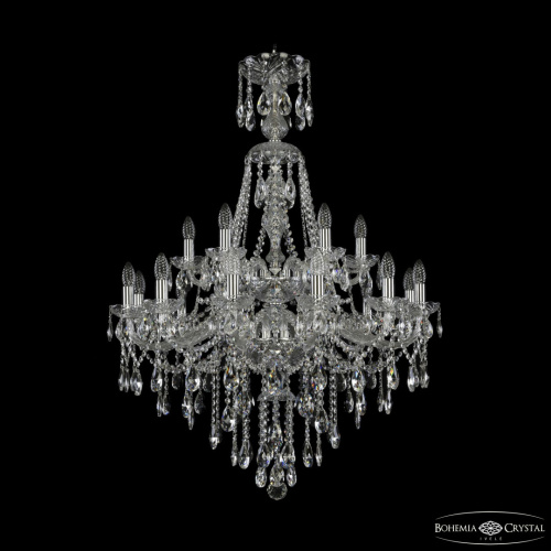 Люстра хрустальная 1415/12+6/300/XL-114/2d Ni Люстра хрустальная 1415/12+6/300/XL-114/2d Ni