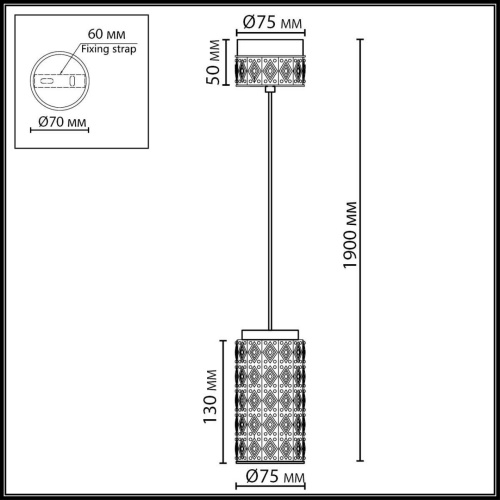 5452/5L L-VISION ODL_EX26 011 светлая бронза/зеленый/металл/керамика/акрил Подвес LED 5W 3000K LULU фото 3 5452/5L L-VISION ODL_EX26 011 светлая бронза/зеленый/металл/керамика/акрил Подвес LED 5W 3000K LULU фото 3