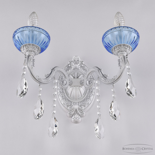 Бра с хрустальными подвесками AL7901B10/2/175 B WMN P Aquamarine/M-1G Bohemia Ivele Crystal (Богемия Ивеле Кристалл) фото 3 Бра с хрустальными подвесками AL7901B10/2/175 B WMN P Aquamarine/M-1G Bohemia Ivele Crystal (Богемия Ивеле Кристалл) фото 3