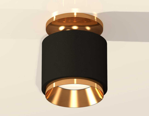 Комплект накладного светильника Ambrella light Techno Spot XS7511120 SBK/PYG черный песок/золото желтое полированное (N7929, C7511, N7034) фото 2