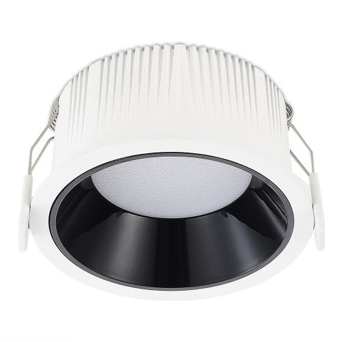 ST755.438.12 Св-к встр. Черный LED 1*12W 3000K 1 080Lm Ra80 120° IP20 D105xH50 100-240V Встраиваемые светильники фото 2