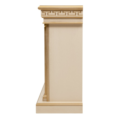 Каминокомплект CALLISTO/ПРАГА Бежевый дуб с золотой патиной с очагом Электроочаг JOKER/ДЖАСПЕР 52 фото 8