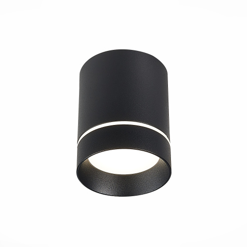 ST115.432.07 Светильник потолочный Черный LED 1*7W 3000K 490Lm Ra>90 120° IP20 D79xH100 170-240V Накладные светильники фото 3