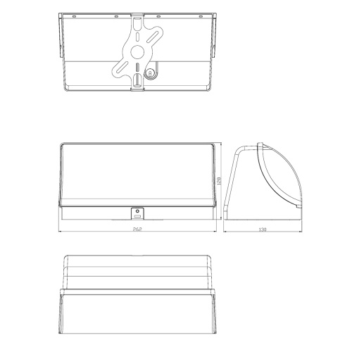 Настенный светильник Escada 30002W/01 LED*30W IP65 White фото 3