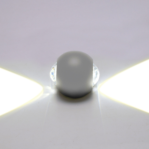 Светодиодный светильник стационарный Feron AL51 MINI 2*1W 4000K серый фото 7