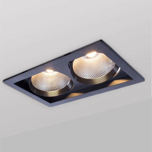 Точечный встраиваемый светильник Arte Lamp PRIVATO A7018PL-2BK фото 2