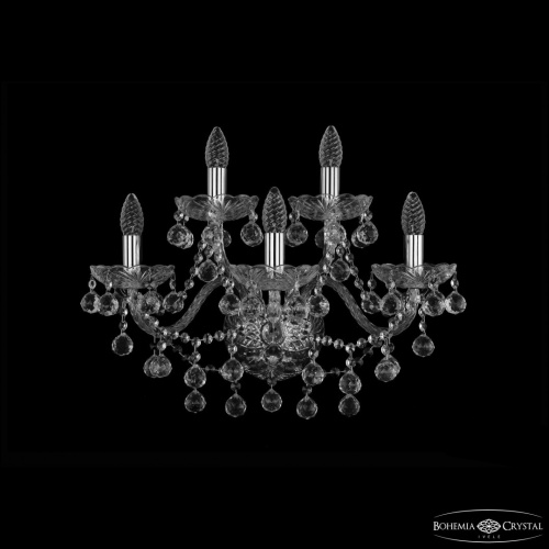 Бра хрустальные 1409B/3+2/195/XL Ni Bohemia Ivele Crystal (Богемия Ивеле Кристалл) Бра хрустальные 1409B/3+2/195/XL Ni Bohemia Ivele Crystal (Богемия Ивеле Кристалл)
