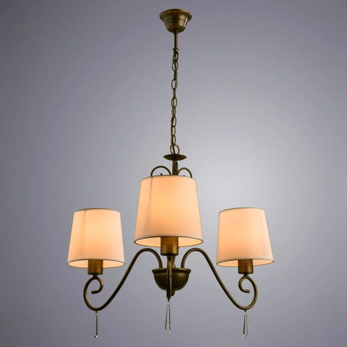 Подвесная люстра Arte Lamp CAROLINA A9239LM-3BR фото 2 Подвесная люстра Arte Lamp CAROLINA A9239LM-3BR фото 2