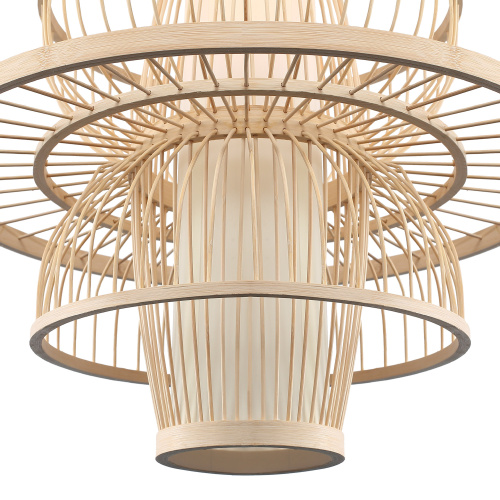 SL6241.513.01 Светильник подвесной ST-Luce Древесный/Белый E27 1*40W ALMA фото 5