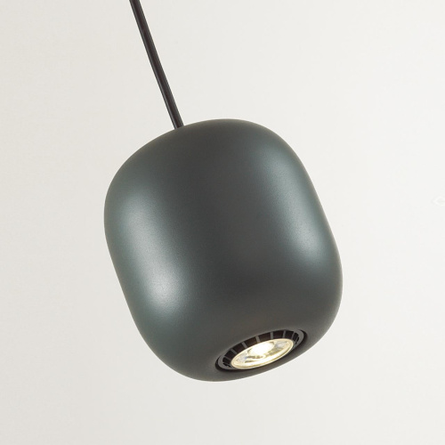 5060/1EA PENDANT ODL24 377 темн.зеленый/черный/металл Подвес GU10 LED 4W COCOON фото 3