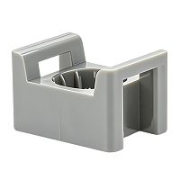 Площадка под стяжку для прямого монтажа STEKKER PMCL2316G 23*16 мм, серый (100 шт в упаковке)