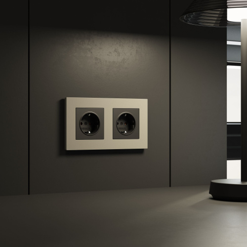 W0022917/ Рамка на 2 поста Slab (дымчатый софт) W0022917 фото 4 W0022917/ Рамка на 2 поста Slab (дымчатый софт) W0022917 фото 4