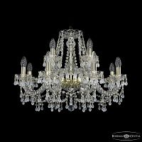 Люстра хрустальная 1410/8+4/240 G V0300 Bohemia Ivele Crystal (Богемия Ивеле Кристалл)