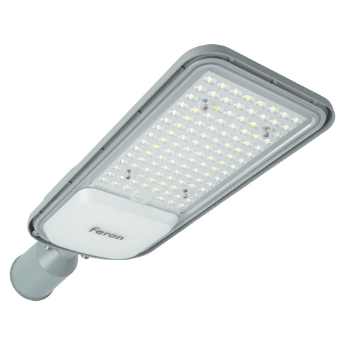 Светодиодный уличный консольный светильник Feron SP3050 80W 4000K 230V, серый фото 8