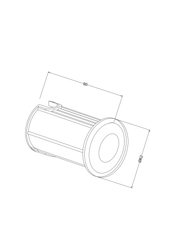 Уличный встраиваемый светильник Outdoor O044DL-L1S3K3 фото 2