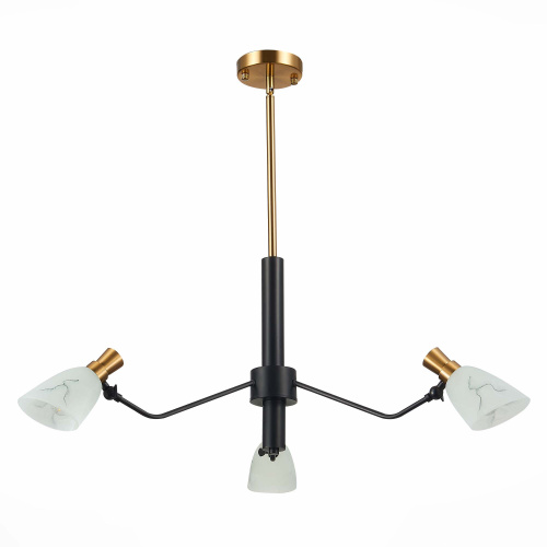 SLE205403-03 Светильник подвесной Черный, Латунь/Белый E14 3*60W LITA фото 3