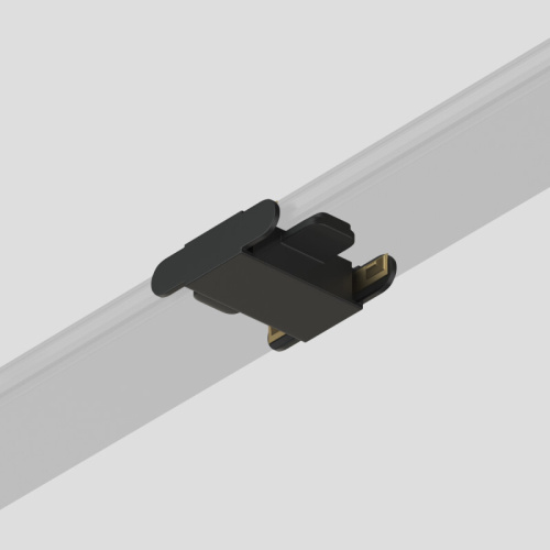 Соединитель прямой для треков Air, серия Base, пластик, чёрный фото 4