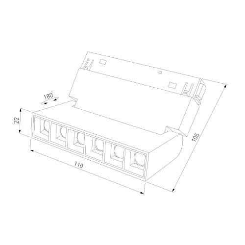 Slim Magnetic Умный трековый светильник 6W 2700-6500K Dim HL01 (черный) 85194/01 фото 8 Slim Magnetic Умный трековый светильник 6W 2700-6500K Dim HL01 (черный) 85194/01 фото 8