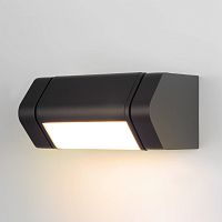 Уличный настенный поворотный светильник DORS 3000K черный 35163/D черный