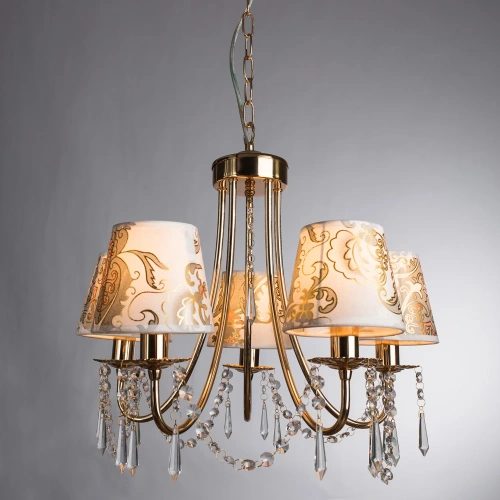 Подвесная люстра Arte Lamp ARMONICO A5008LM-5GO фото 2 Подвесная люстра Arte Lamp ARMONICO A5008LM-5GO фото 2