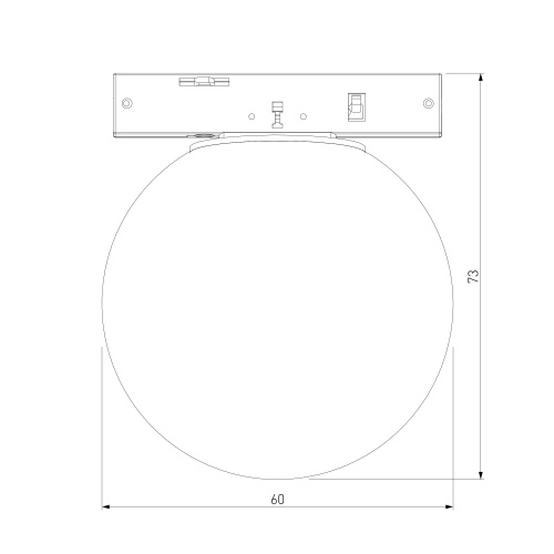 Mini Magnetic Трековый светильник 3W 3000K 85199/01 фото 5