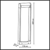 7117/12GL NATURE ODL25 667 Ландшафтный светильник черный/металл IP65 LED 12W 909Лм 3000K 120° 220-240V TWINSET