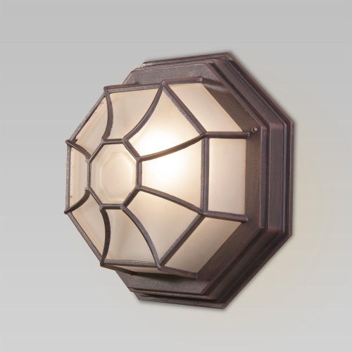 Уличный настенный светильник Telarana L капучино GL 1024D