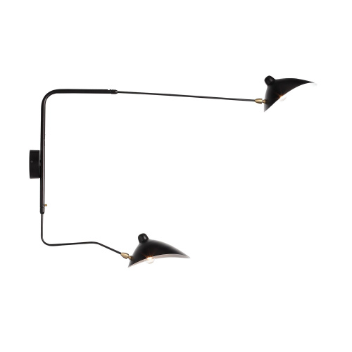 SL305.401.02 Светильник настенный ST-Luce Черный/Черный, Белый E27 2*60W SPRUZZO фото 10