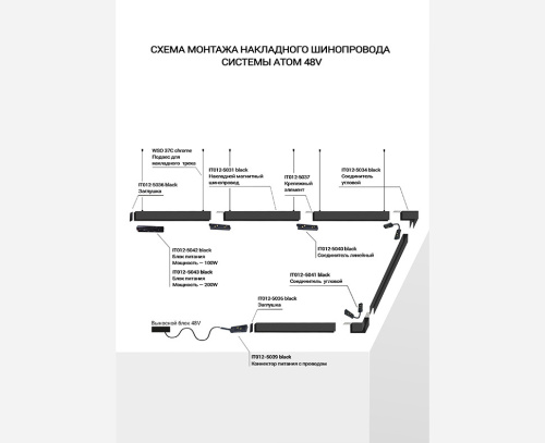 IT012-5040 black соединитель линейный фото 2 IT012-5040 black соединитель линейный фото 2