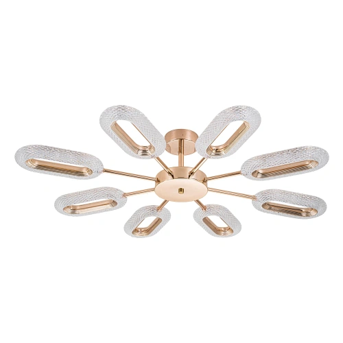 Потолочная люстра ARTE LAMP OVALE A2489PL-8GO Потолочная люстра ARTE LAMP OVALE A2489PL-8GO