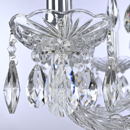 Люстра хрустальная 117/10+5/240 Ni Bohemia Ivele Crystal (Богемия Ивеле Кристалл) фото 4