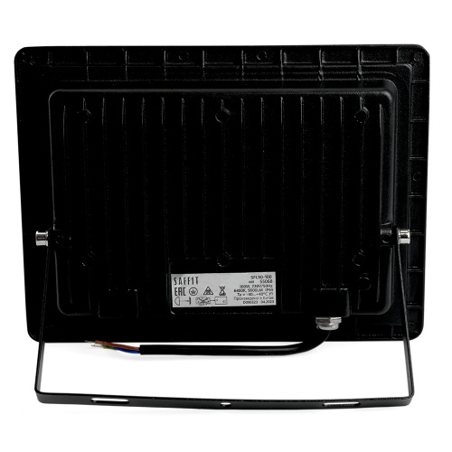 Светодиодный прожектор SAFFIT SFL90-100 IP65 100W 6400K черный фото 4