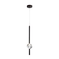 Светильник подвесной куб черный LED 6Вт D12см Zortes Brilly ZRS.30514.03