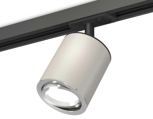 Комплект трекового светильника Ambrella light Track System XT7423001 SGR/PSL/SBK серый песок/серебро полированное/черный песок (A2537, C7423, N7003)