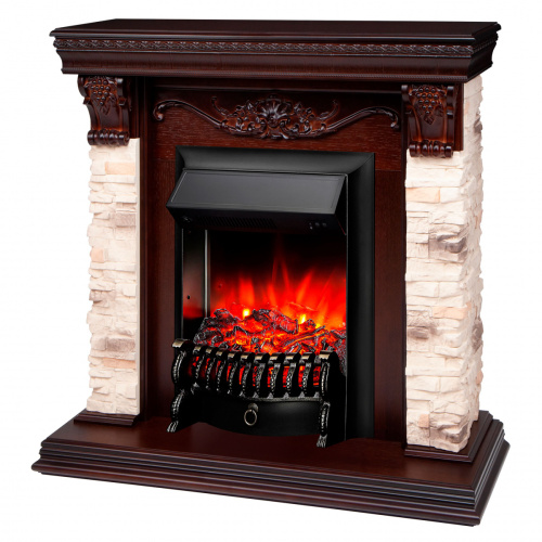 Электрокамин RealFlame Patricia NT орех с Fobos s Lux BL Электрокамин RealFlame Patricia NT орех с Fobos s Lux BL