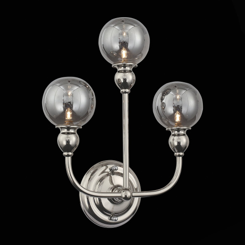 SL552.101.03 Бра ST-Luce Никель/Дымчатый G9 3*5W FUNHI фото 5 SL552.101.03 Бра ST-Luce Никель/Дымчатый G9 3*5W FUNHI фото 5