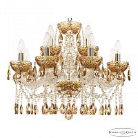 Люстра 5413/8+4/200 G Amber/M-1F K777 Bohemia Ivele Crystal (Богемия Ивеле Кристалл)
