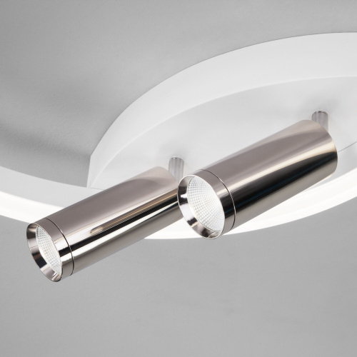 Умный потолочный светильник Eurosvet Luminari 90247/3 90247/3 белый/хром Smart фото 3 Умный потолочный светильник Eurosvet Luminari 90247/3 90247/3 белый/хром Smart фото 3