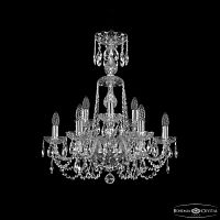 Люстра хрустальная 1402/6+3/195/XL-64 Ni Bohemia Ivele Crystal (Богемия Ивеле Кристалл)
