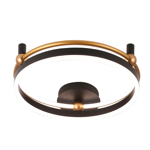 Светильник потолочный Crystal Lux FERNANDO PL48W LED BLACK/GOLD фото 4