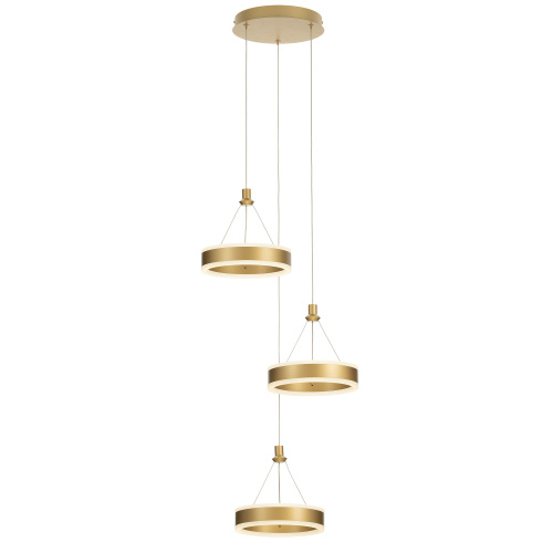 Citilux Дуэт CL719032 LED Подвесной светильник Золото фото 2 Citilux Дуэт CL719032 LED Подвесной светильник Золото фото 2