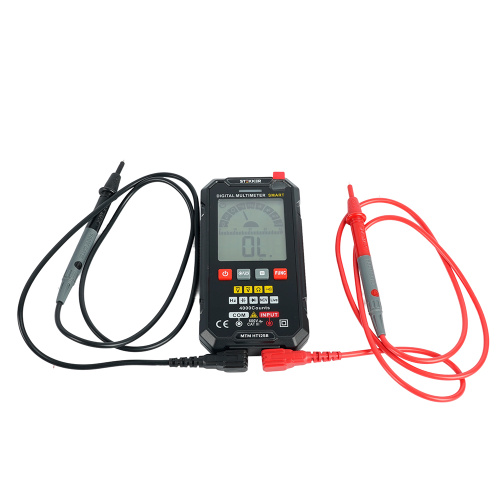 MTM HT125B Мультиметр цифровой, 4000 отсчетов, 2 батареи тип ААА 1,5В, автоматический, черный фото 7