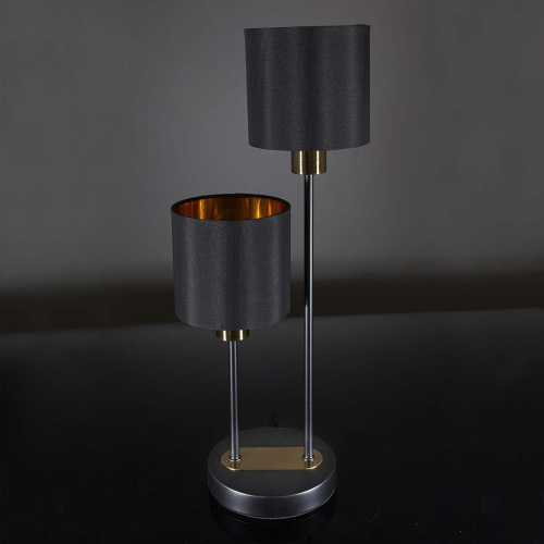 Настольный светильник Escada 1109/2 E14*40W Black/Gold фото 2 Настольный светильник Escada 1109/2 E14*40W Black/Gold фото 2