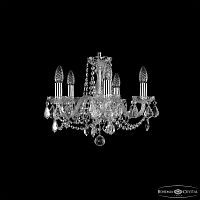 Люстра хрустальная 1402/5/141 Ni Leafs Bohemia Ivele Crystal (Богемия Ивеле Кристалл)