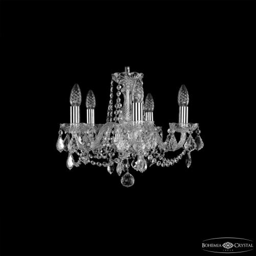 Люстра хрустальная 1402/5/141 Ni Leafs Bohemia Ivele Crystal (Богемия Ивеле Кристалл) Люстра хрустальная 1402/5/141 Ni Leafs Bohemia Ivele Crystal (Богемия Ивеле Кристалл)
